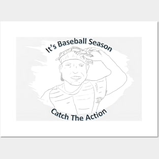 Catch All The Baseball Action Posters and Art